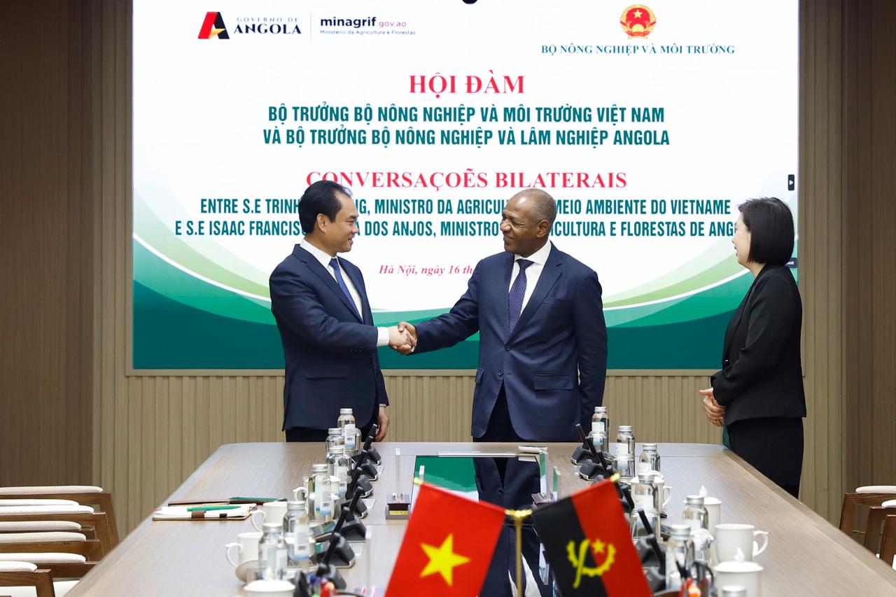 Angola e Vietname reforçam parceria na agricultura, pecuária e sector florestal